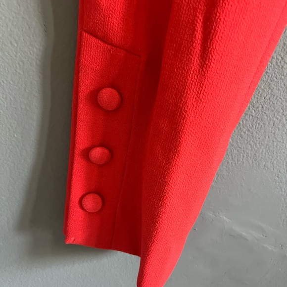 Lela Rose | Button Cuff Pants in Scarlet - Picture 10 of 12